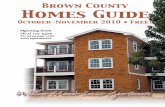 Brown County Homes Guide - Oct. 2010
