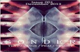 Sonder // 001 // 2013
