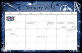 Oak Creek 2012 Calendar