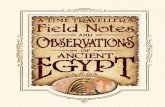 A Time Traveller's Field Notes and Observations of Egypt