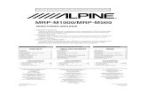 Alpine MRP-M500/MRP-M1000 UK Manual