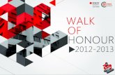 RMIT Student Council Walk of Honour 2012 -2013