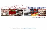 Holiday Dessert Bake-off 2009 Recipe Book
