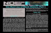 Ten Best Lies of Black History, Part 1
