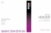 Kit TV Cabo Receptor ZON BOX HD - Manual Sonigate