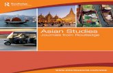 Asian Studies Journals from Routledge