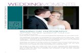 In The Moment Weddings - PreWedding Info Booklet