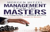 Management from the Masters: Twenty Timeless Principles for Business