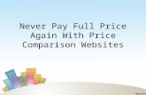 Never Pay Full Price Again With Price Comparison Websites