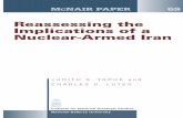 Reassessing the implications of a nuclear armed Iran