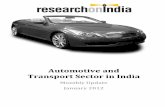 Research on India_Automotive and Transport Sector in India_January 2012