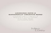 Looking into a Rationally Creative Mind