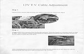 47RE 12v TV Cable Adjustment