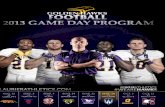 2013 Laurier Football Game Day Program