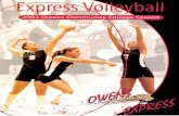 2003-04 Owens Express Women's Volleyball Media Guide