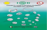 ISB® Cuscinetti a sfere in materiali polimerici - Polymeric ball bearings (1.9.09)