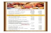 St. Louis Pizza and Wings Menu