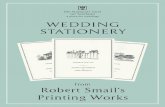Wedding Stationery from Robert Smail's Printing Works