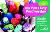 No Pen Wednesday