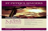 St Peter's Singers of Leeds JS Bach Mass in b minor