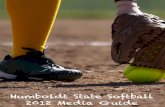 2012 Humboldt State Softball Media Guide