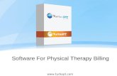 Software for physical therapy billing