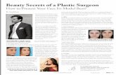 Beauty secrets of a plastic surgeon