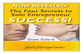 Four Secrets to Solo Entrepreneur Success