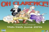 Oh Clarence! programme June 2014