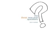 three newyear questions