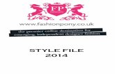 Fashion Pony Look Book SS 2014