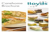Lloyds Foodservice Carehome Brochure 2010