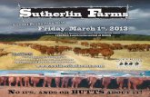 2013 Sutherlin Red Angus Bull Sale