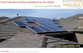 Pick the best solar installers to go solar