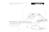 Robotic bricklaying, Towards adaptive robotic programing