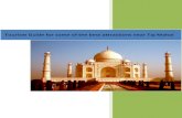 Tourism guide for some of the best attractions near taj mahal