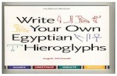 Write your own hieroglyphs