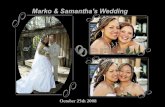 Marko & Samantha's wedding