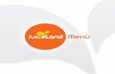 JuiceLand Menu Design Presentation