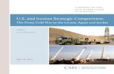 US and Iranian strategic competition: The proxy Cold War in the Levant, Egypt and Jordan