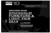 Architonic Guide Stockholm Furniture Fair