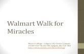 Walmart Walk for Miracles in Calgary AB Canada