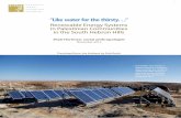 Like Water for the Thirsty: Renewable Energy Systems in Palestinian Communities