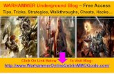 Warhammer Online Goblin MMO Guide - Tips, Tricks, Strategies, Walkthroughs, Cheats, Hacks..