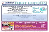First Edition Newsletter - January 18, 2012