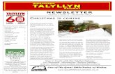 Talyllyn Railway Newsletter - 1.2 Winter 2010