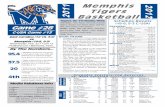 2012 Memphis Basketball Game Notes vs East Carolina - 2/22/2012