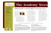 The Academy News - Welcome to  Fall 2013