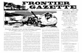 Florida Frontier Gazette Volume 1 Number 1