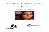 Dossier de presse album "1992" - The Big Crunch Theory